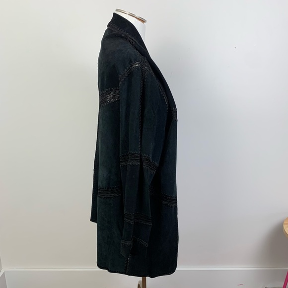 Vintage suede leather jacket - Picture 10 of 12